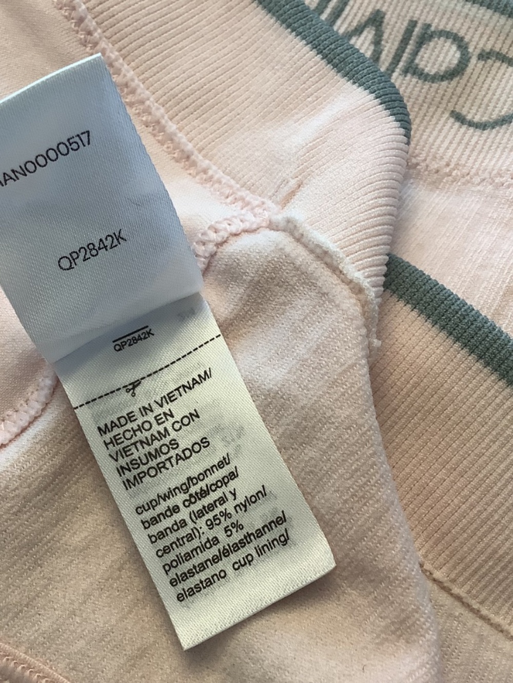 $5 Add On -PInk Ribbed Bralette / Sport Bra - Picture 6 of 6